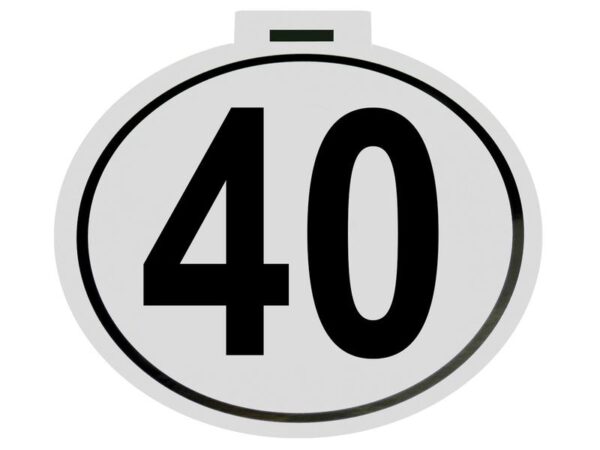 Kilometerskilt 40Km/h