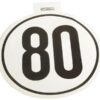 Kilometerskilt 80Km/h