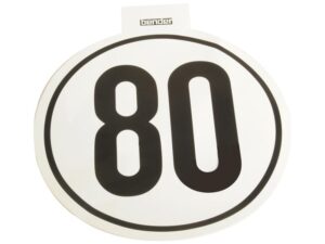 Kilometerskilt 80Km/h