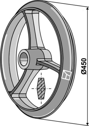 314-451 Cambridge ring - Ø450mm