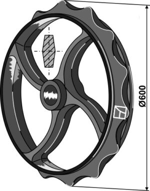 314-601 Cambridge ring - Ø600mm