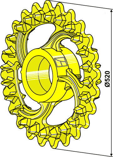 Crosskill ring Ø520mm