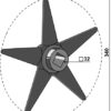 Smuldre stjernehjul Ø34mm