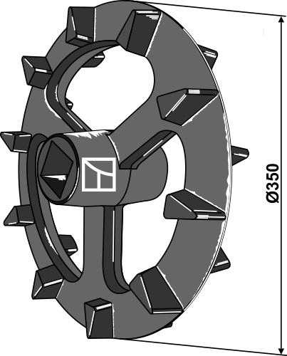 Crosskill ring - Ø350mm