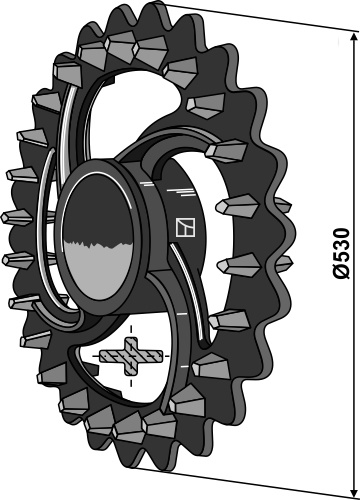 Crosskill ring - Ø530mm