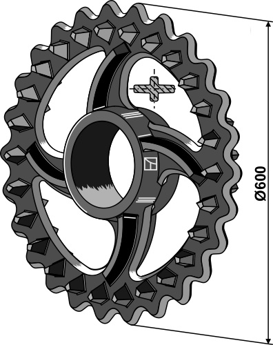 Crosskill ring - Ø600mm