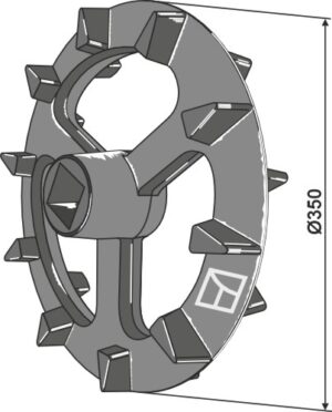 316-539 Crosskill ring - Ø350mm