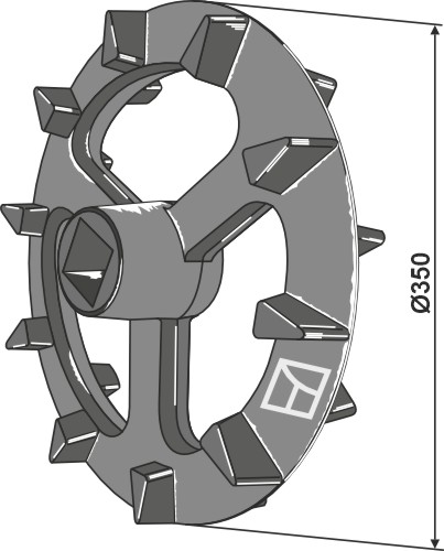 Crosskill ring - Ø350mm