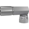 Parker BSP 60° Preskobling 3/8'' x 3/8'' - 19TPI Hun 90° Omløber (kompakt)