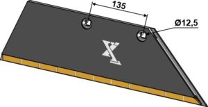 Plovskær 15x150 SB45D R - højre (hårdmetal belagt)