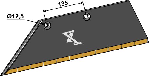 32.0042-ext Plovskær 15x150 SB45D L - venstre (hårdmetal belagt)