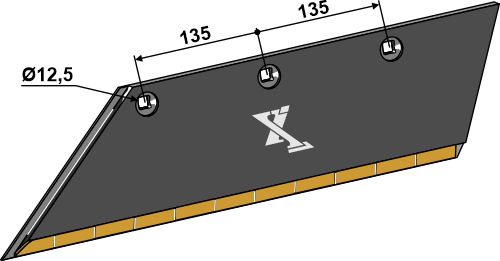 32.0044-ext Plovskær 14x145 SB56D - venstre (hårdmetal belagt)