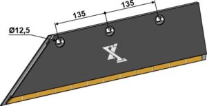 Plovskær 14x145 SB58D - venstre (hårdmetal belagt)