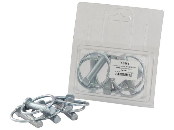 Ringsplit (rund), Stift Ø10.5mm x 44.5mm (5 stk. Agripak)