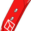 Vendbar spids 65x12 - højre