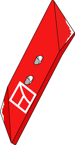 Vendbar spids 65x12 - højre