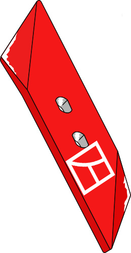 Vendbar spids 65x12 - venstre
