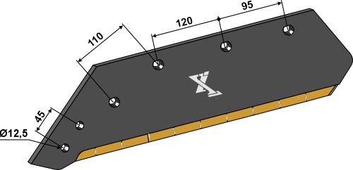 33.0093-ext Plovskær - 16'' - venstre (hårdmetal belagt)