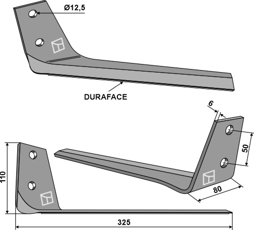 Kniv for roeoptager