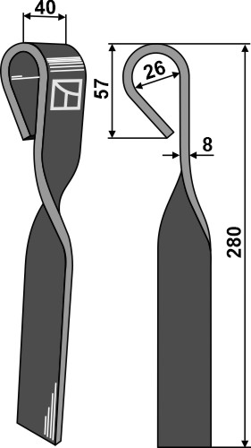 Slaglekniv (halm)