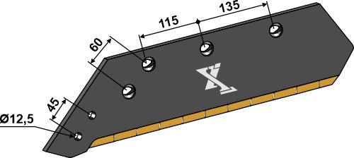 34.0169-ext Plovskær - 14'' - venstre (hårdmetal belagt)