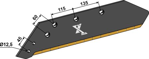 34.0171-ext Plovskær - 16'' - venstre (hårdmetal belagt)