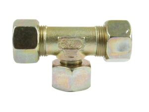 Hyd. T-Stykke 15l 22x1,5mm