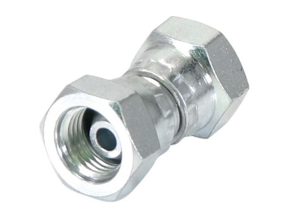 Hydraulikadapter 1/4'' BSP Drejelig hun x 1/4'' BSP Drejelig hun