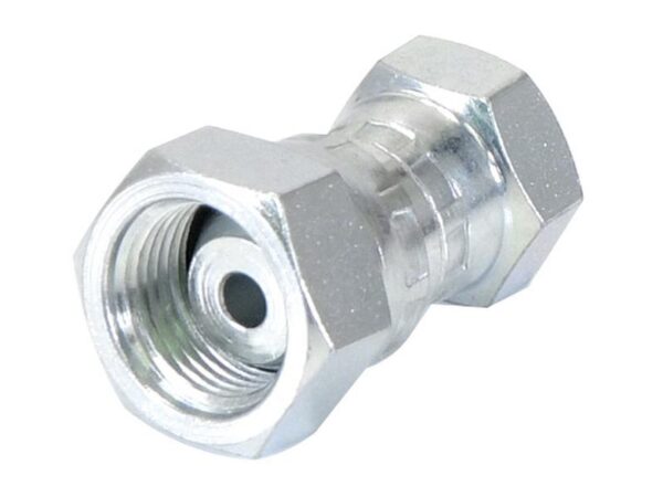 Hydraulikadapter 1/4'' BSP Drejelig hun x 3/8'' BSP Drejelig hun