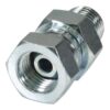Hydraulikadapter 1/4'' BSP Han x 1/4'' BSP Drejelig hun