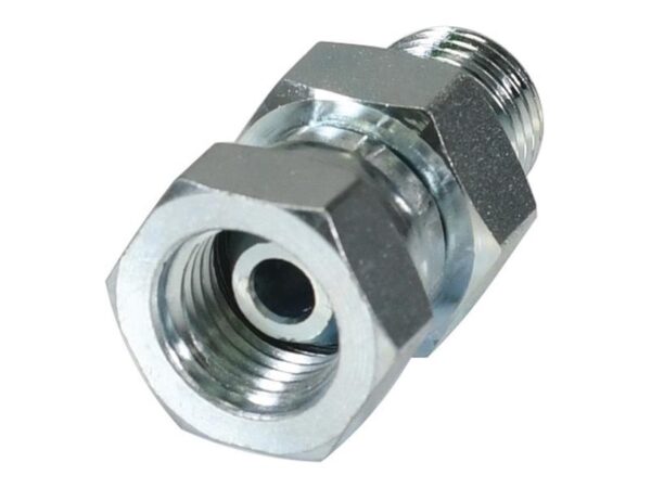 Hydraulikadapter 1/4'' BSP Han x 1/4'' BSP Drejelig hun