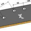 35.0097-ext Plovskær - 16'' - venstre (hårdmetal belagt)