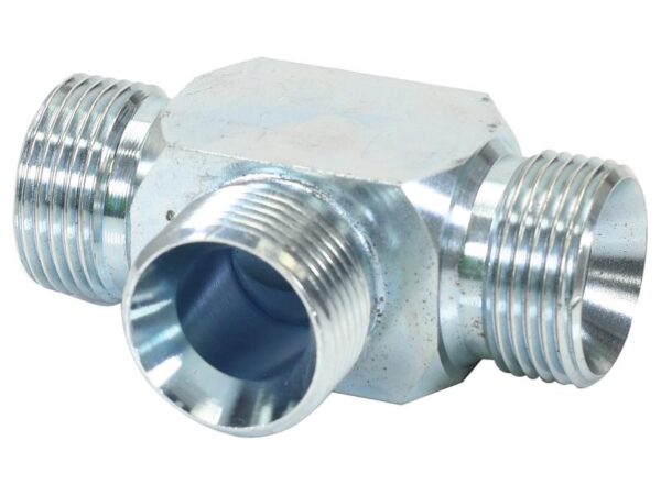 Hydraulisk T-stykke 1'' BSP Han x 1'' BSP Han x 1'' BSP Han