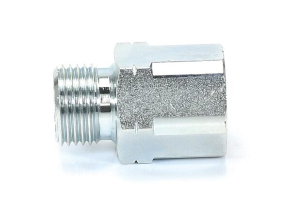 Hydraulikadapter 1/2'' BSP Han x M22 x 1.50 Millimeter Fast Hun Forlænget