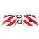 Reflektorpanelsæt 423 x 423 x 0.8mm (m/kabel) (for+bag)