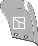 Forplovmuldplade - højre