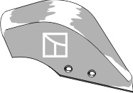 Forplovmuldplade - højre