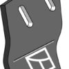 Holder for halmskræller - venstre
