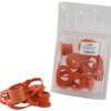 Sparex Støvhætte Orange PVC Passer på: 1/2'' Han- og hunkobling (Agripak 4 stk.)