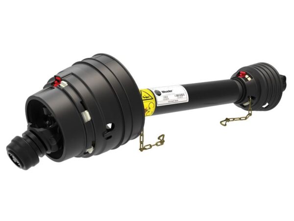Weasler PTO Aksel (EUCV), (Lz) Længde: 860mm, 1 3/8'' x 6 Spline 80° W.A. Slide Lock til 1 3/8'' x 6 Spline Slide Lock