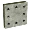 Monteringsplade 100x110 M16