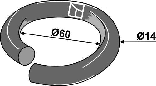 Ringkrog Ø90