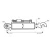 399771_pic11 Topstang (hydraulisk) (Kat.1/2 (Ø19/25mm)) Kugle og Krog, Cylinderdiameter: 50mm, Min. længde : 470mm.