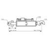 399813_pic12 Topstang (hydraulisk) (Kat.28mm/3 (Ø28/32mm)) Led og Krog, Cylinderdiameter: 80mm, Min. længde : 610mm.