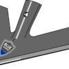 Quick change gåsefodsskær 305x8mm