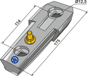 410-qca-5060 Holdere komplet - 410 Series