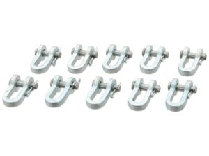 Sjækel (m/split), Stift Ø8mm, Kæbebredde: 18mm