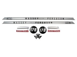Emblemsæt - Massey Ferguson 178