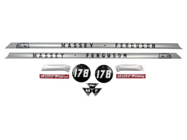 Emblemsæt - Massey Ferguson 178