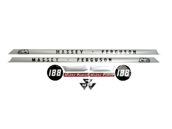 Emblemsæt - Massey Ferguson 188